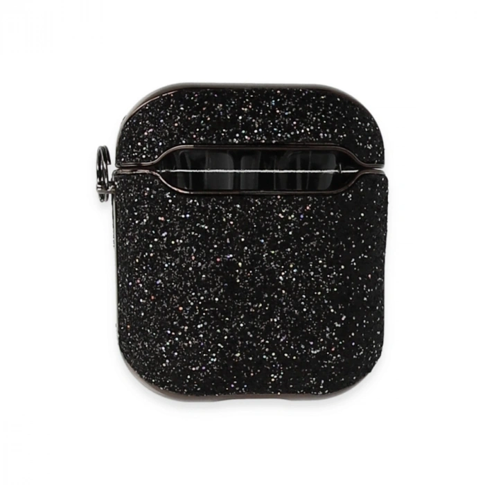 Apple Airpods 2 (2.nesil) Spell Simli Kılıf - Siyah
