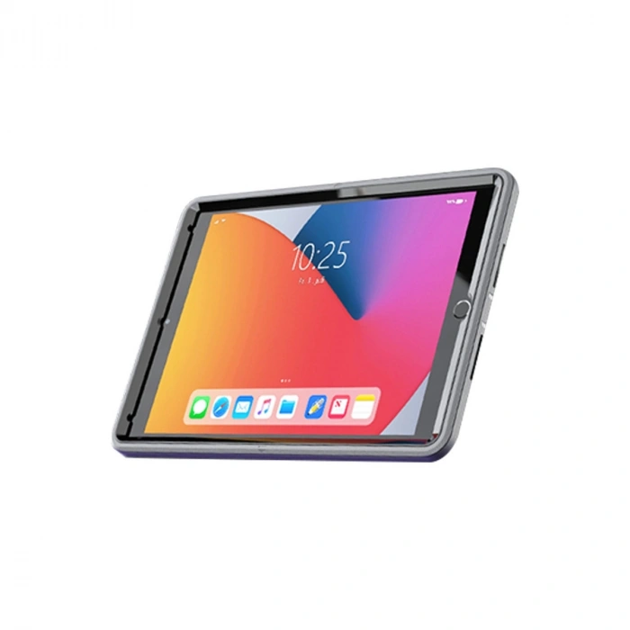 Apple İpad 10.2 (7.nesil) Kılıf Hand Strap Tablet Kılıfı - Gri