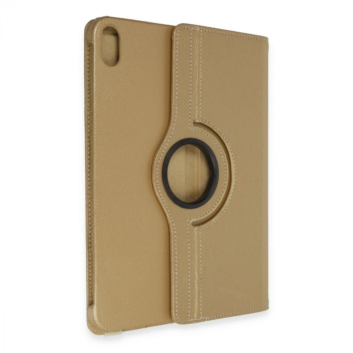 Apple İpad 2022 10.9 (10.nesil) Kılıf 360 Tablet Deri Kılıf - Gold