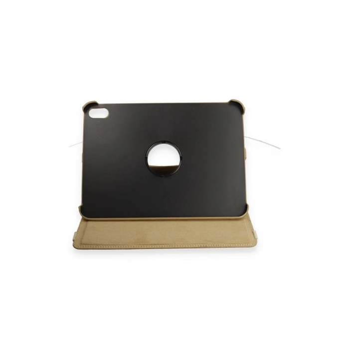 Apple İpad 2022 10.9 (10.nesil) Kılıf 360 Tablet Deri Kılıf - Gold