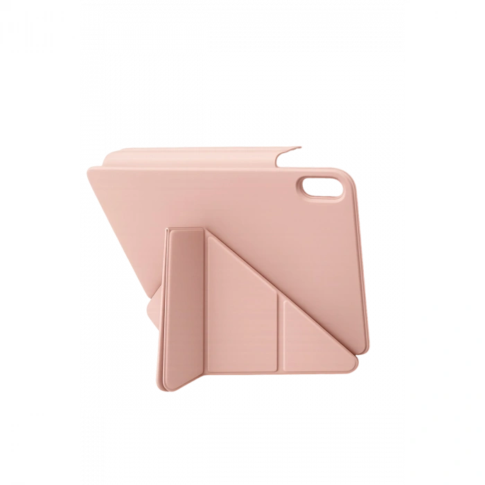 Apple İpad 2025 10.9 10.nesil (a16) Edz Manyetik Standlı Tablet Kılıfı - Rose Gold