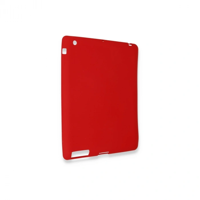Apple İpad 4 9.7 Kılıf Evo Tablet Silikon - Kırmızı