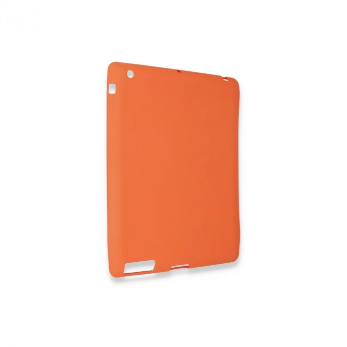 Apple İpad 4 9.7 Kılıf Evo Tablet Silikon - Turuncu