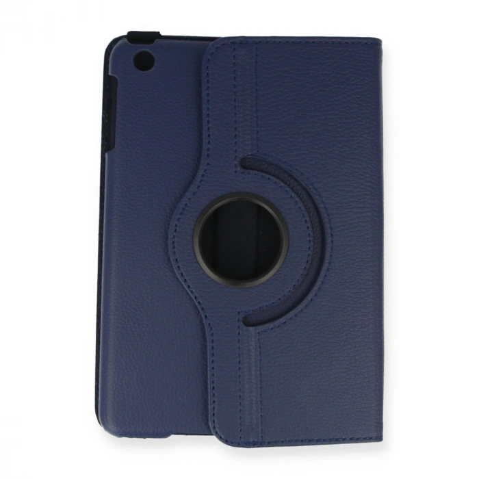 Apple İpad Mini 1 Kılıf 360 Tablet Deri Kılıf - Lacivert