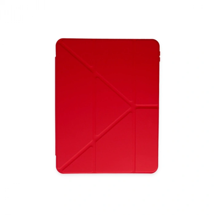 Apple İpad Pro 11 (2018) Kılıf Kalemlikli Mars Tablet Kılıfı - Kırmızı