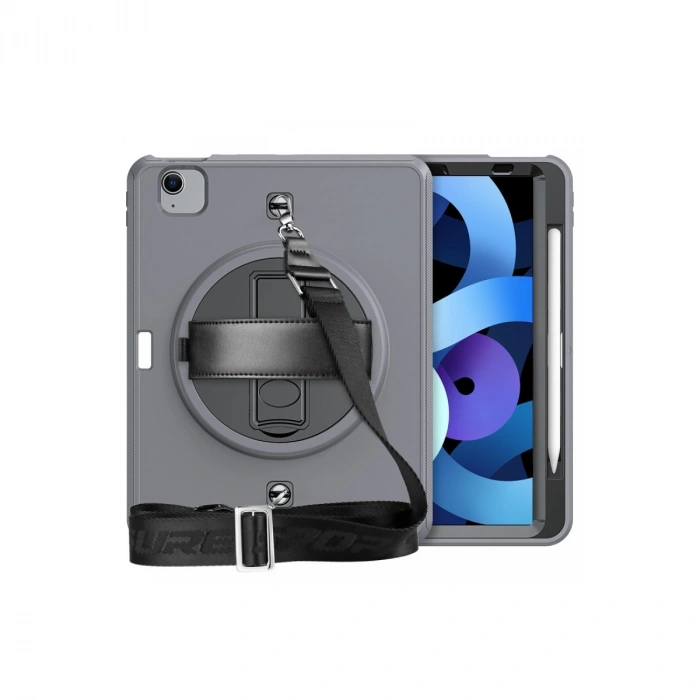 Apple İpad Pro 11 (2020) Kılıf Strap-c Otterbox Tablet Kapak - Gri
