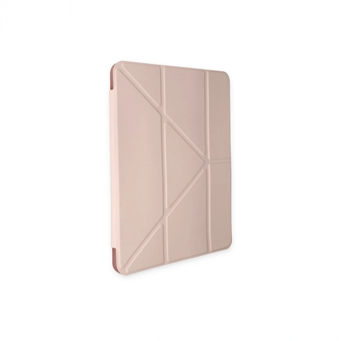 Apple İpad Pro 11 (2021) Kılıf Kalemlikli Hugo Tablet Kılıfı - Rose Gold