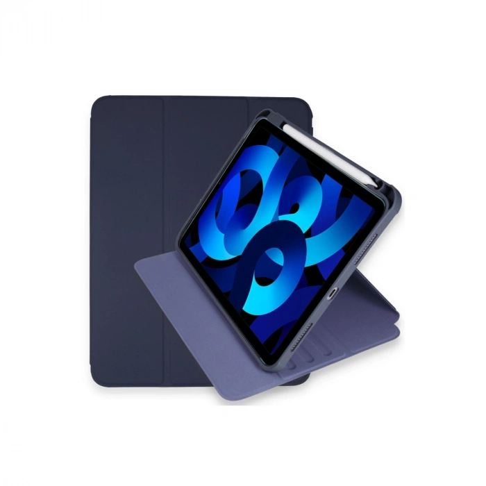 Apple İpad Pro 11 (2021) Kılıf Ling 360 Kalemlikli Tablet Kılıf - Lacivert