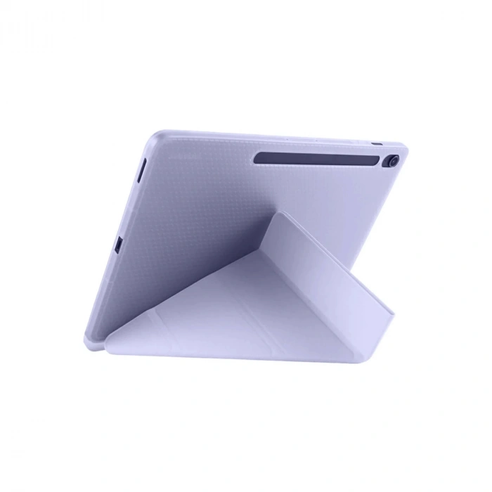 Apple İpad Pro 11 (2024) Kılıf Kalemlikli Hugo Tablet Kılıfı - Lila