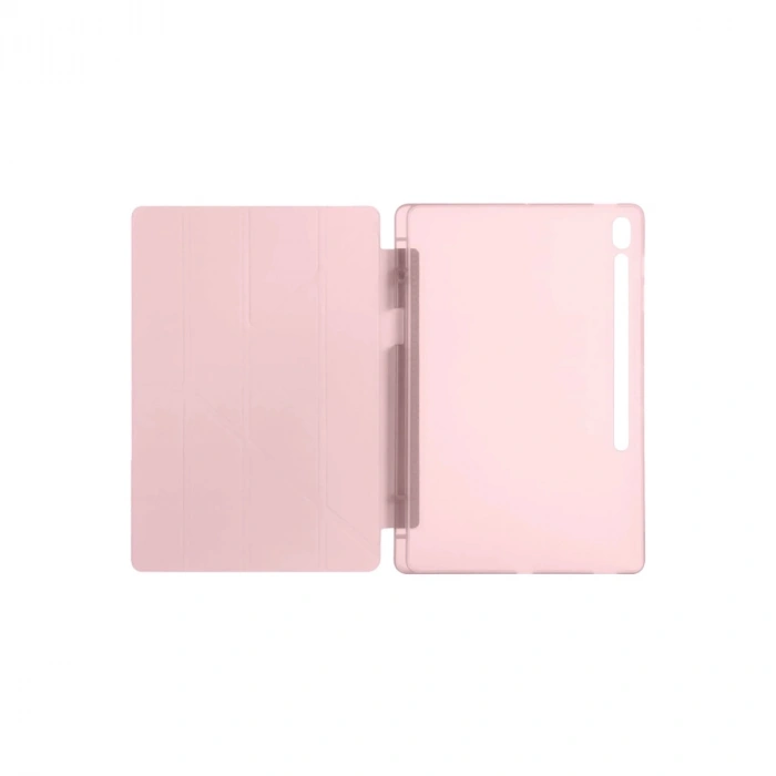 Apple İpad Pro 11 (2024) Kılıf Kalemlikli Hugo Tablet Kılıfı - Rose Gold