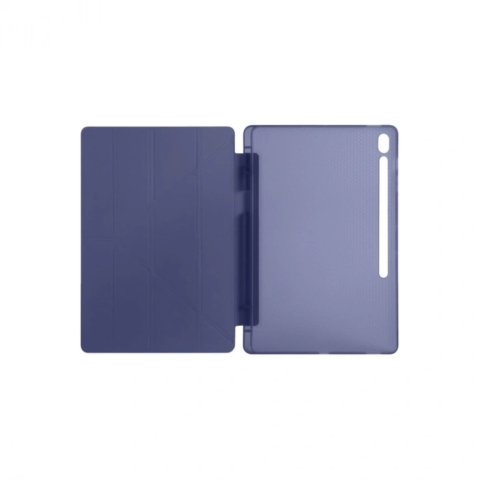 Apple İpad Pro 13 (2024) Kılıf Kalemlikli Hugo Tablet Kılıfı - Lacivert