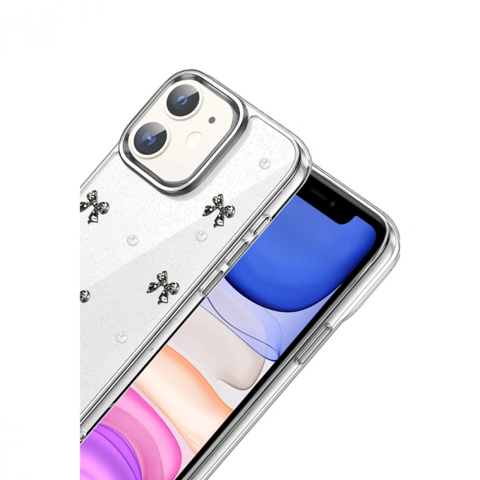 Apple İphone 11 Fiyonk Desenli Kapak - Desen 8