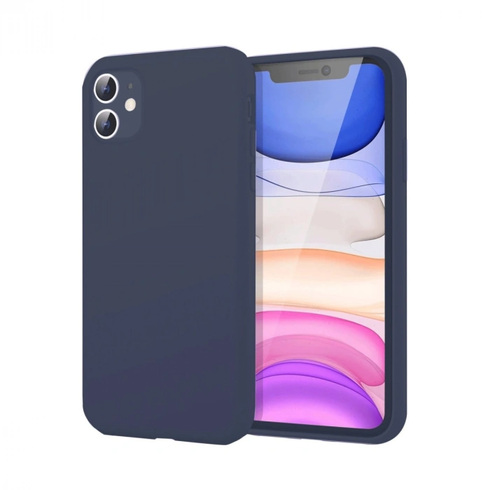 Apple İphone 11 Kılıf First Silikon - Lacivert