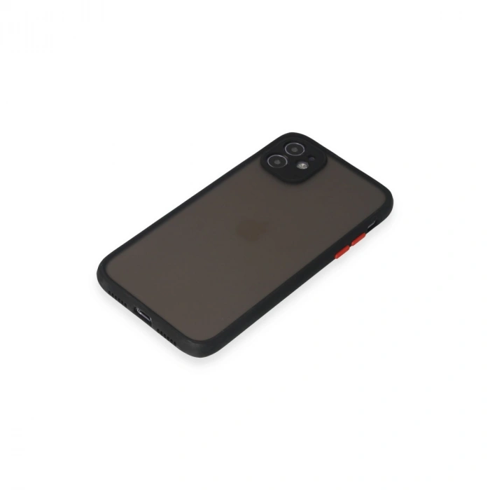 Apple İphone 11 Kılıf Montreal Silikon Kapak - Siyah