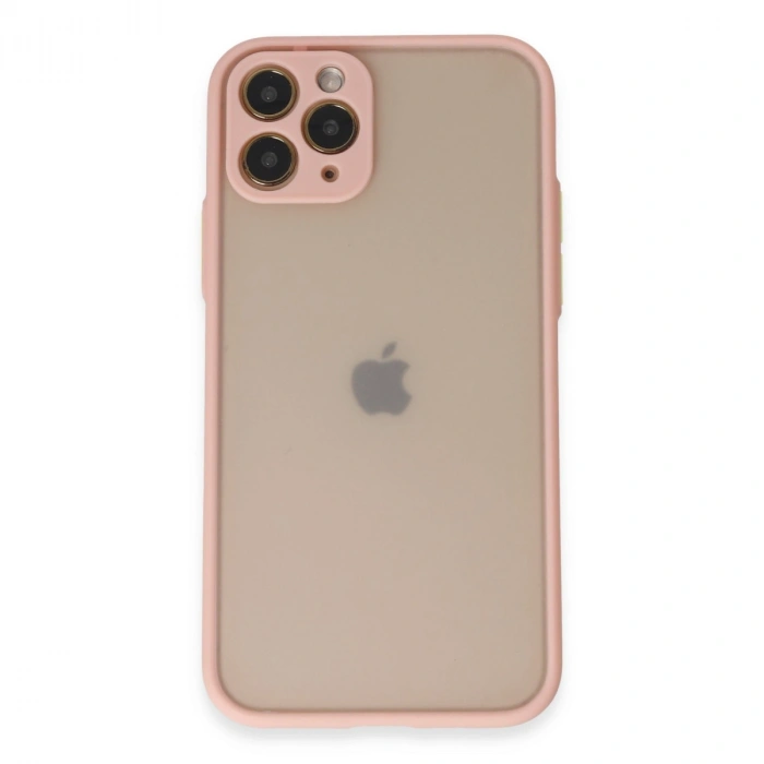 Apple İphone 11 Pro Kılıf Montreal Silikon Kapak - Pembe