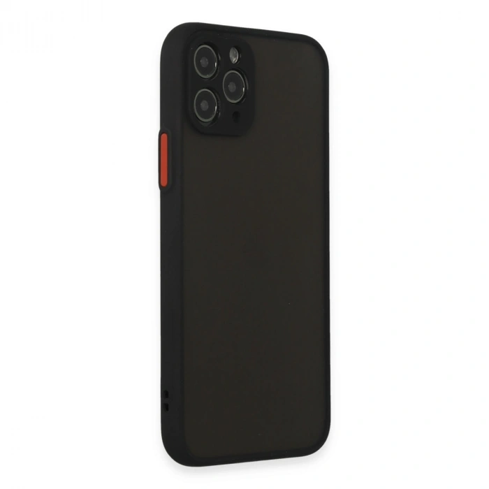 Apple İphone 11 Pro Kılıf Montreal Silikon Kapak - Siyah