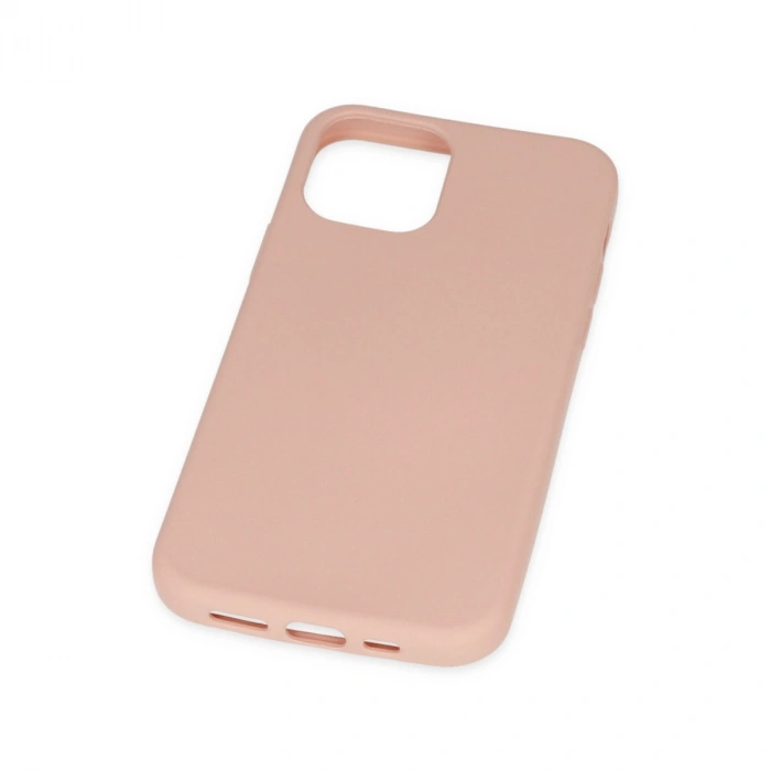 Apple İphone 11 Pro Kılıf Nano İçi Kadife Silikon - Pudra