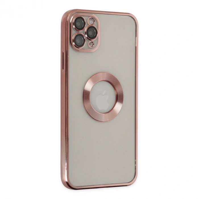 Apple İphone 11 Pro Kılıf Slot Silikon - Rose Gold