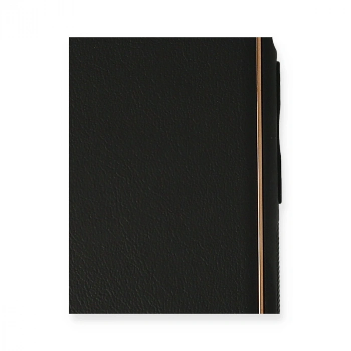 Apple İphone 11 Pro Max Kılıf Coco Deri Silikon Kapak - Siyah