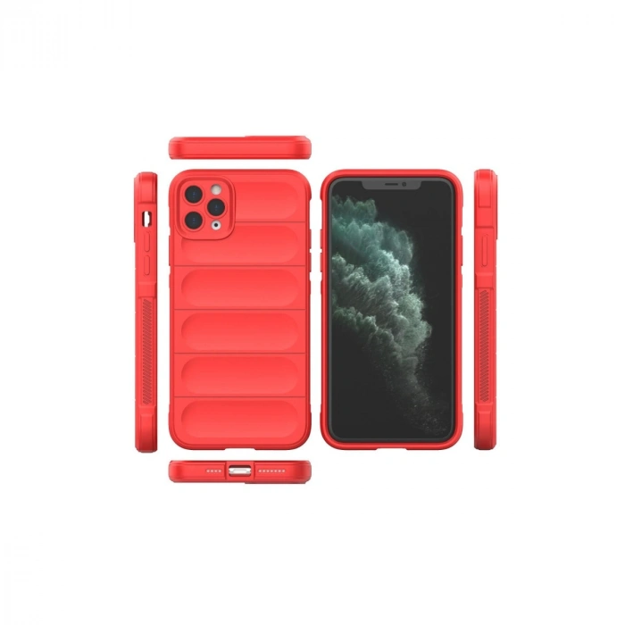 Apple İphone 11 Pro Max Kılıf Optimum Silikon - Kırmızı