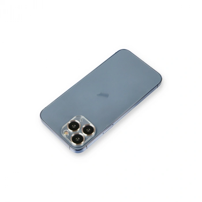 Apple İphone 11 Pro Max Metal Kamera Lens Koruma Cam - Gold