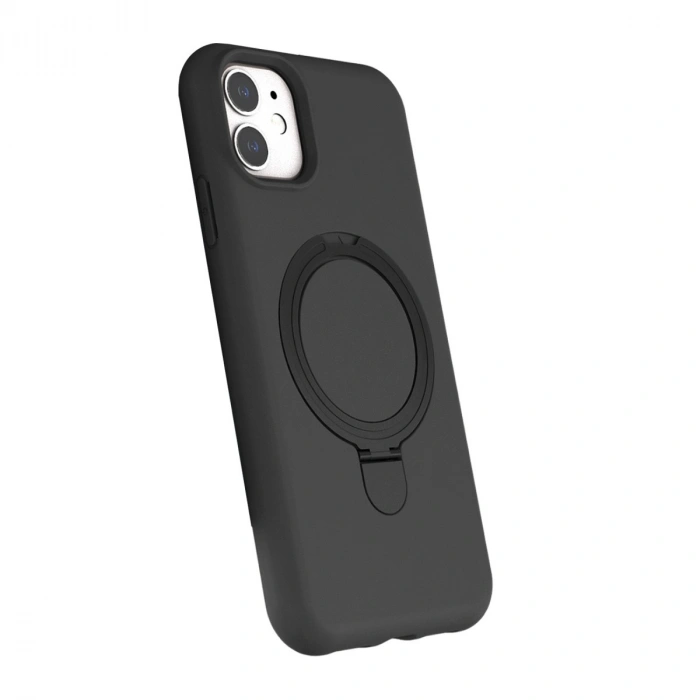 Apple İphone 11 Regal Magsafe Standlı Kapak - Titan Gri