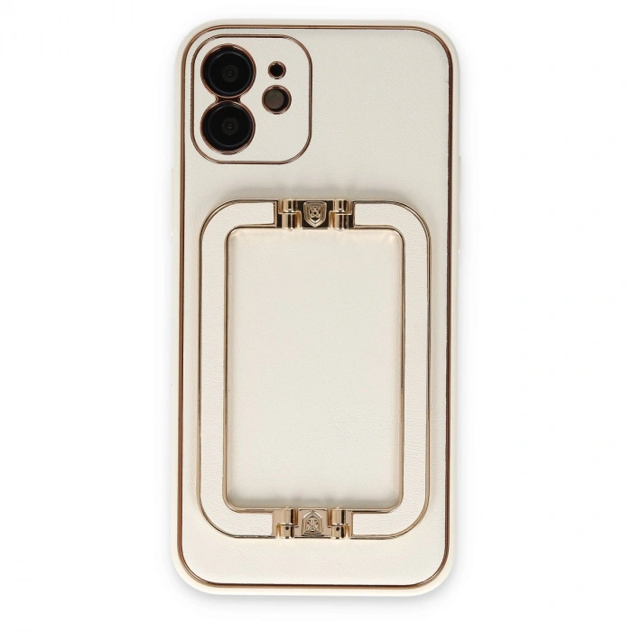 Apple İphone 12 Kılıf Coco Elit Kapak - Beyaz