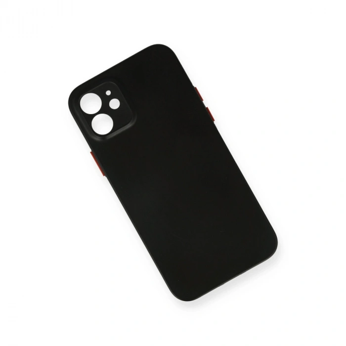 Apple İphone 12 Kılıf Pp Ultra İnce Kapak - Siyah