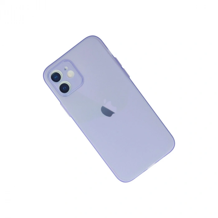 Apple İphone 12 Kılıf Puma Silikon - Mor