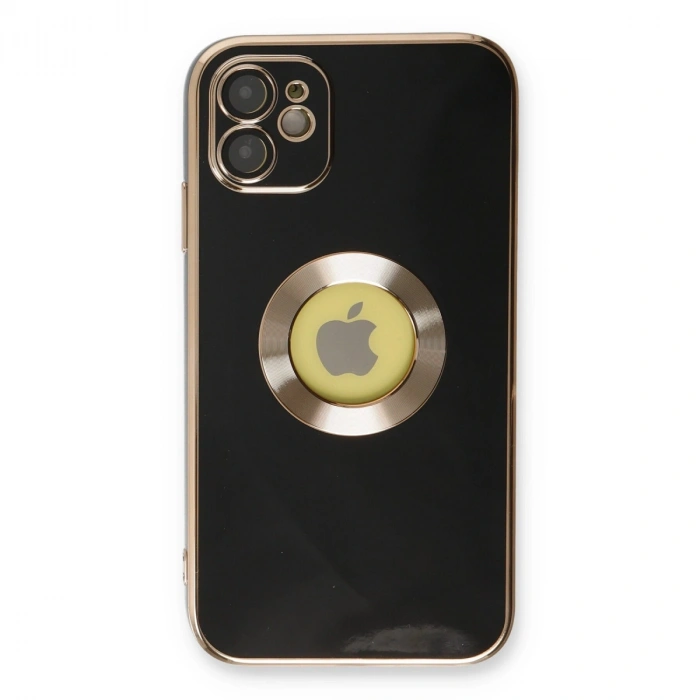 Apple İphone 12 Kılıf Store Silikon - Siyah