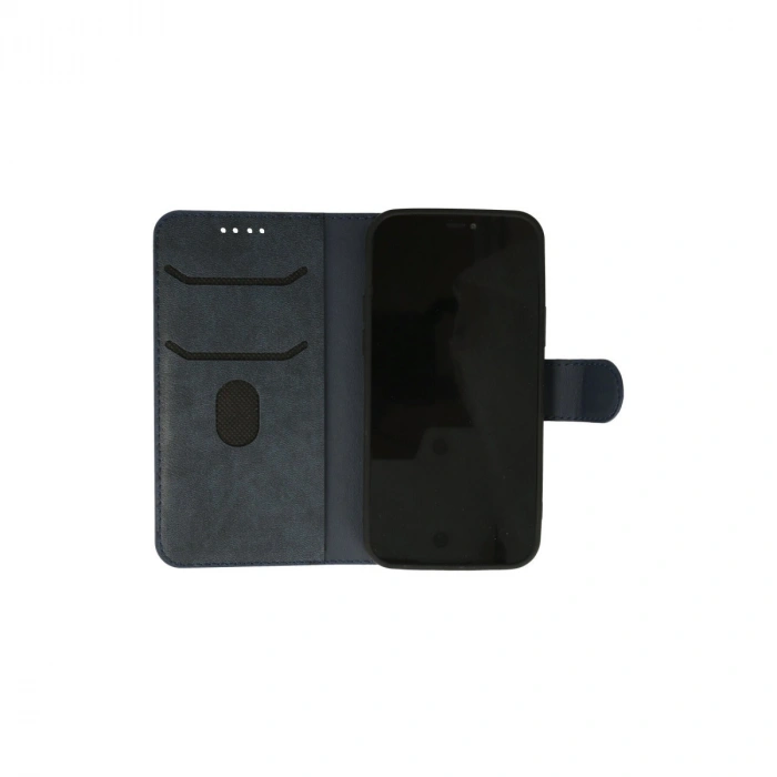 Apple İphone 12 Kılıf Trend S Plus Kapaklı Kılıf - Lacivert