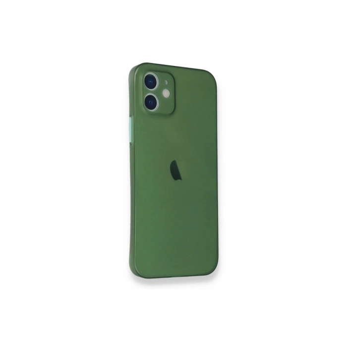 Apple İphone 12 Mini Kılıf Pp Ultra İnce Kapak - Yeşil