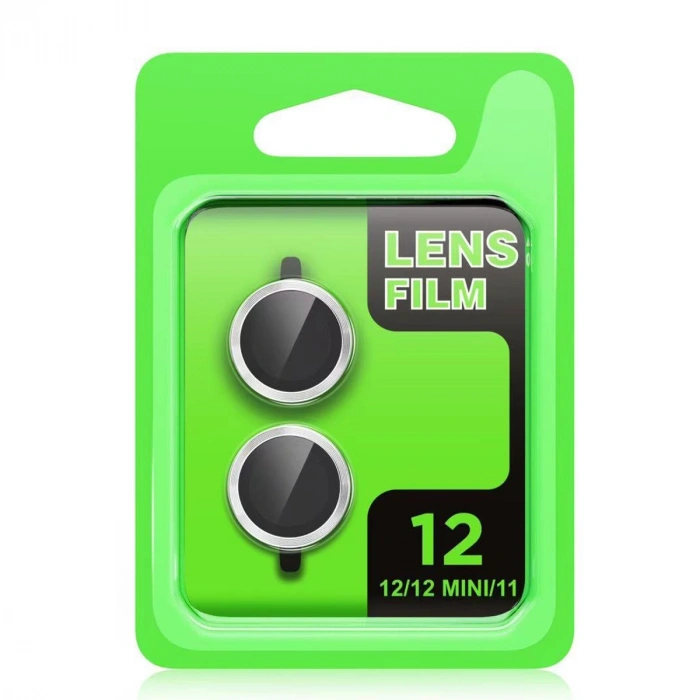 Apple İphone 12 Mini Raze Metal Kamera Lens - Kırmızı