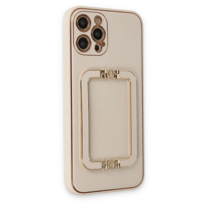 Apple İphone 12 Pro Kılıf Coco Elit Kapak - Gold
