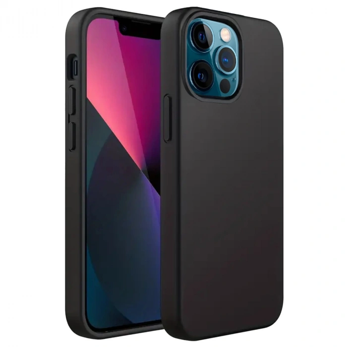 Apple İphone 12 Pro Kılıf First Silikon - Siyah