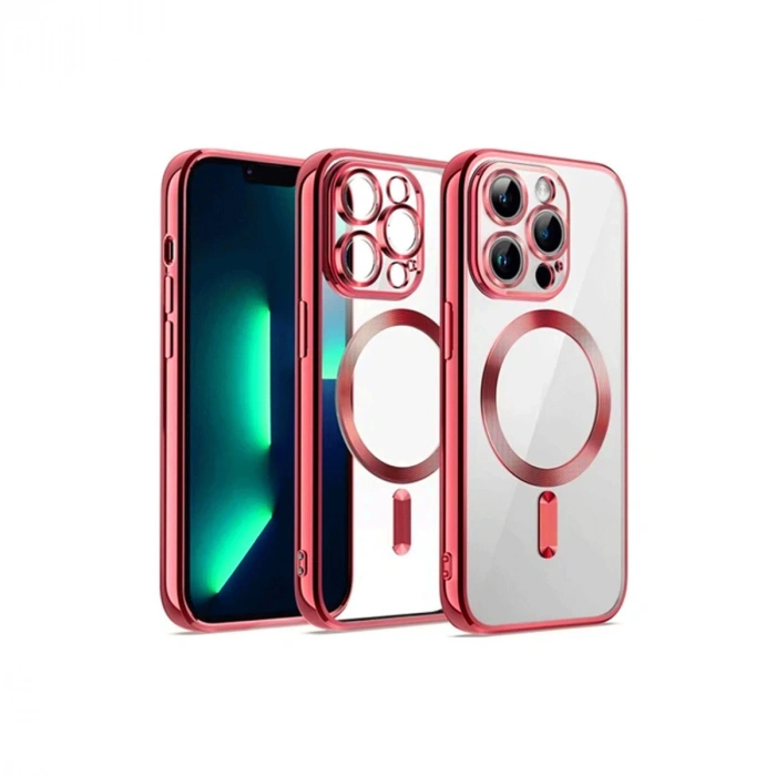 Apple İphone 12 Pro Kılıf Kross Magneticsafe Kapak - Kırmızı