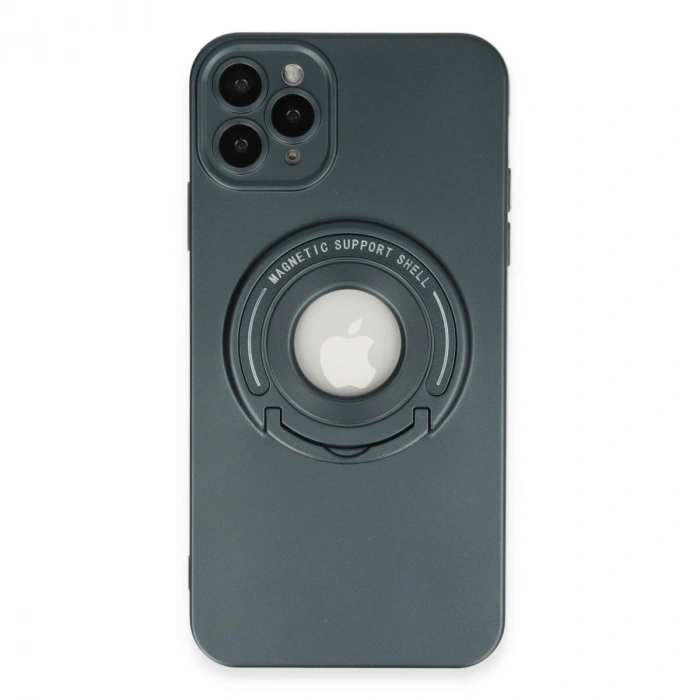 Apple İphone 12 Pro Kılıf Lukka Magneticsafe Kapak - Koyu Yeşil
