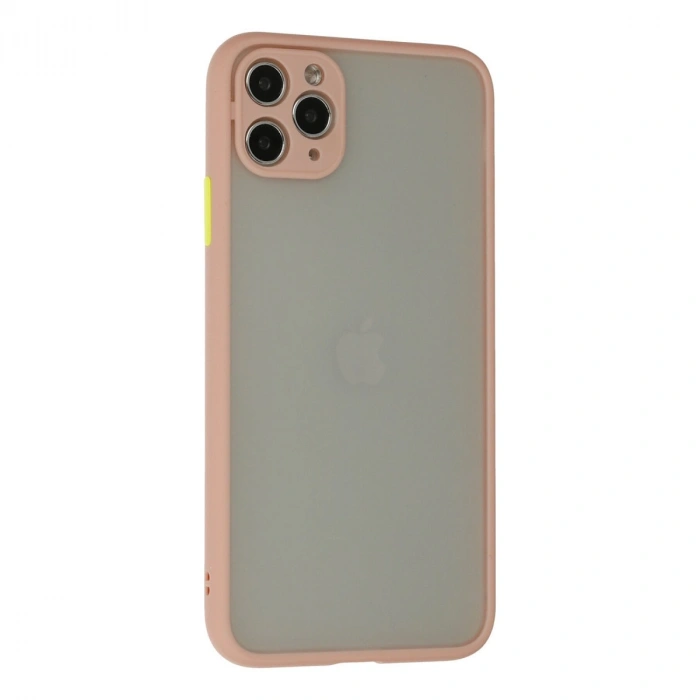 Apple İphone 12 Pro Kılıf Montreal Silikon Kapak - Pembe