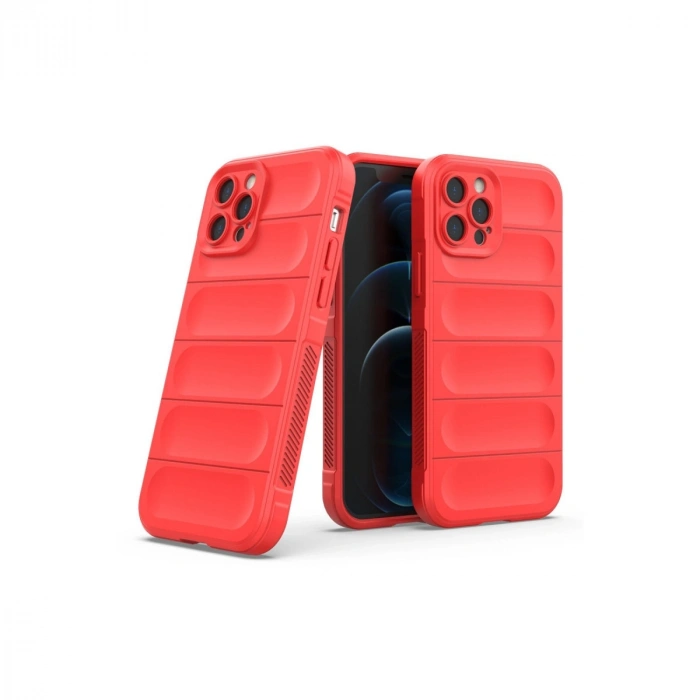 Apple İphone 12 Pro Kılıf Optimum Silikon - Kırmızı