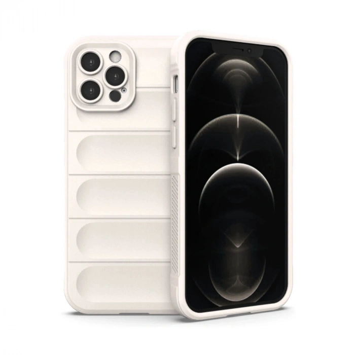 Apple İphone 12 Pro Kılıf Optimum Silikon - Krem