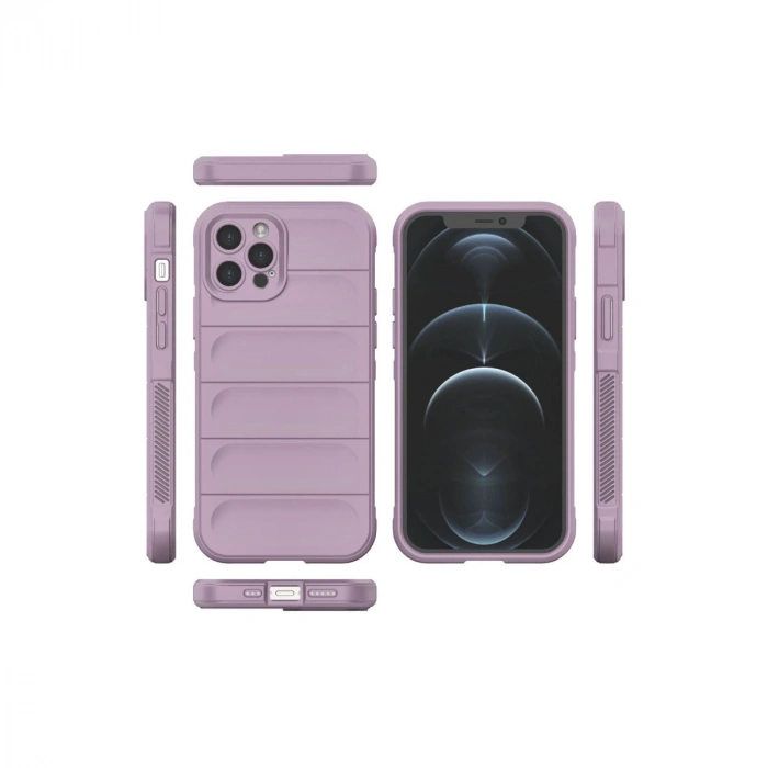 Apple İphone 12 Pro Kılıf Optimum Silikon - Mor