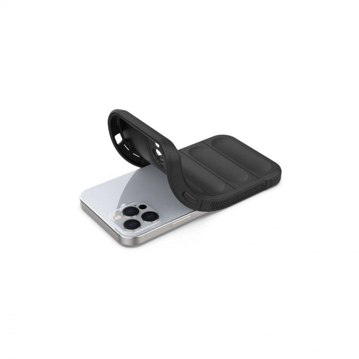 Apple İphone 12 Pro Kılıf Optimum Silikon - Siyah