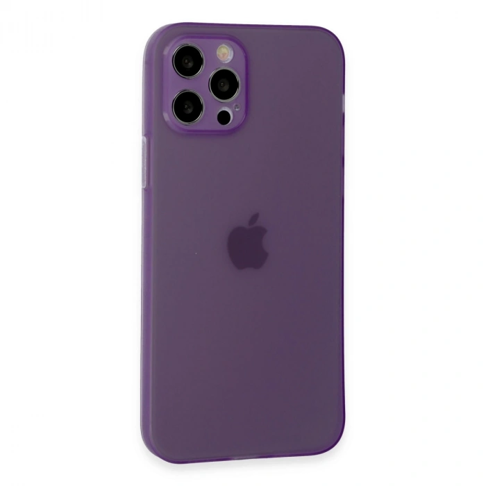 Apple İphone 12 Pro Kılıf Puma Silikon - Koyu Mor