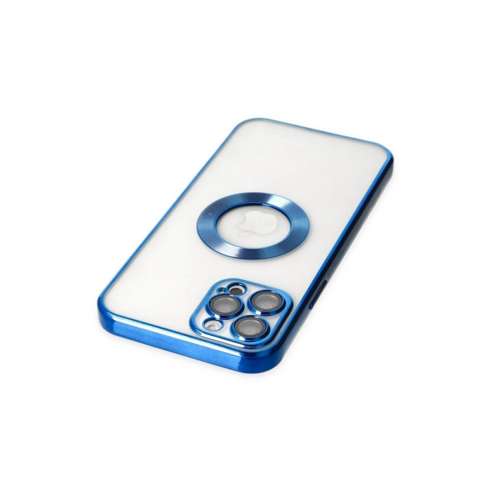 Apple İphone 12 Pro Kılıf Slot Silikon - Mavi