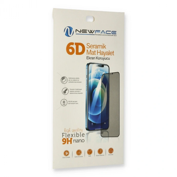 Apple İphone 12 Pro Max 6d Mat Seramik Hayalet Nano Ekran Koruyucu