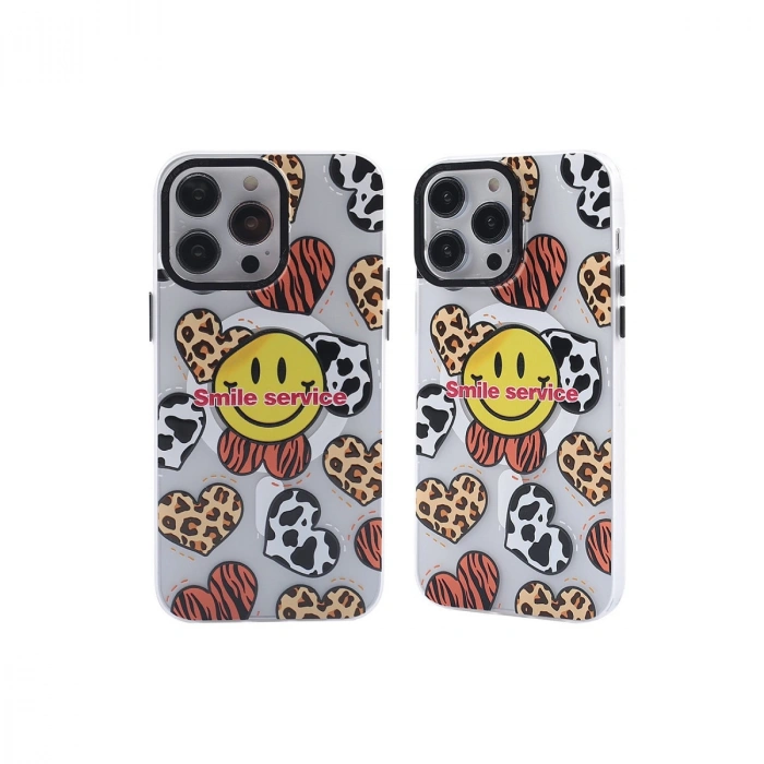 Apple İphone 12 Pro Max Kılıf Apollo Magneticsafe Desenli Kapak - Apollo Şeffaf - 2
