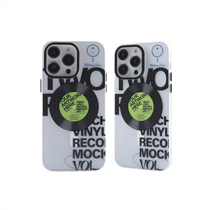 Apple İphone 12 Pro Max Kılıf Apollo Magneticsafe Desenli Kapak - Apollo Şeffaf - 5