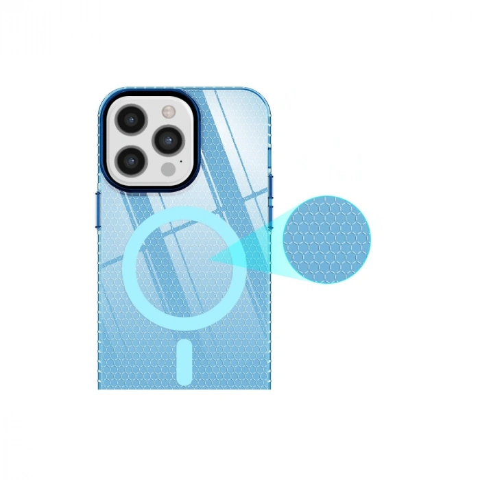 Apple İphone 12 Pro Max Kılıf Beta Magneticsafe Silikon - Mavi