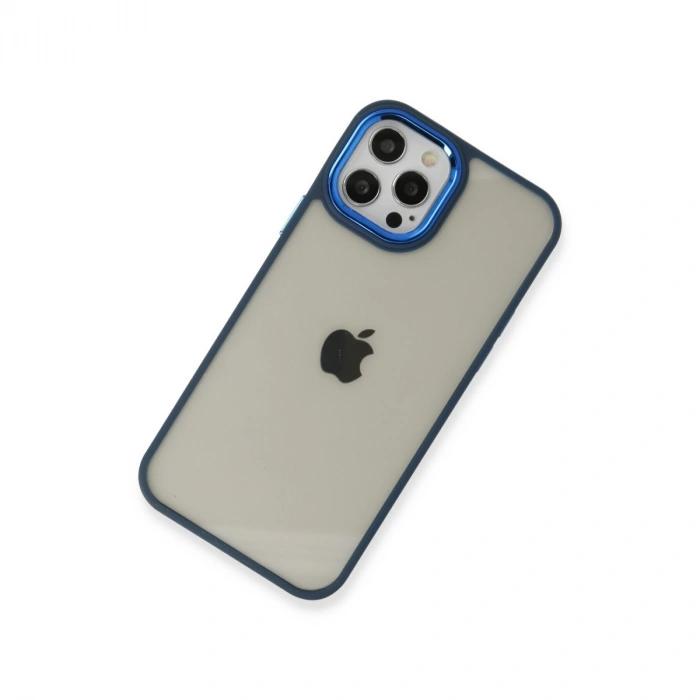 Apple İphone 12 Pro Max Kılıf Dora Kapak - Mavi