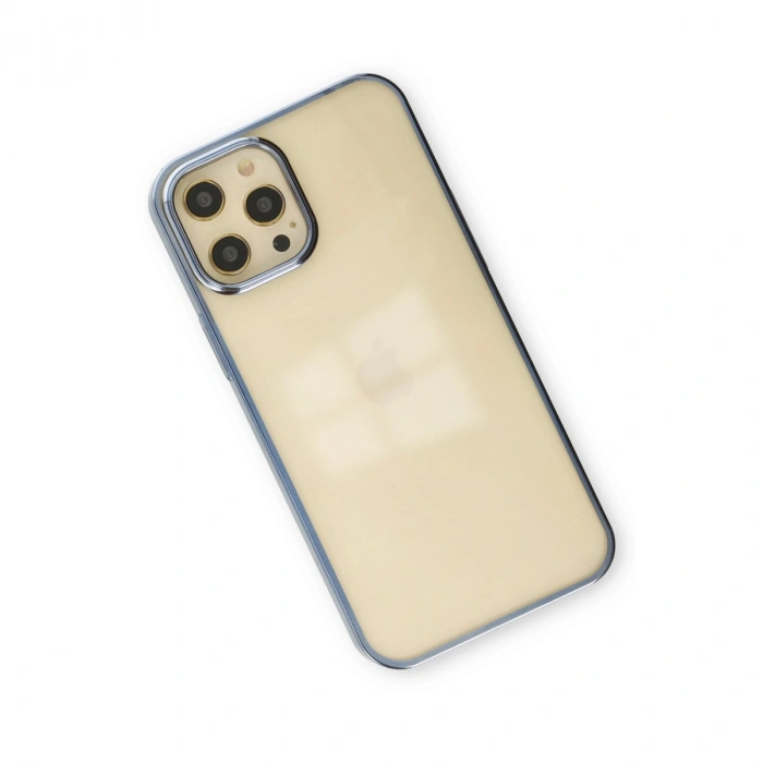 Apple İphone 12 Pro Max Kılıf Element Silikon - Mavi